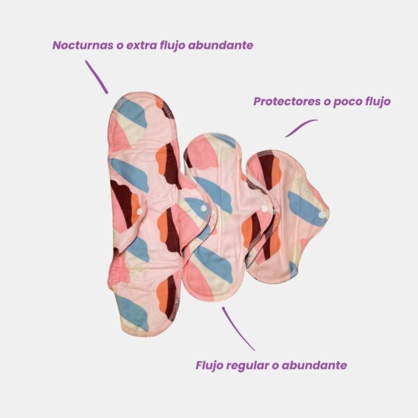 Toallas reutilizables para la menstruación