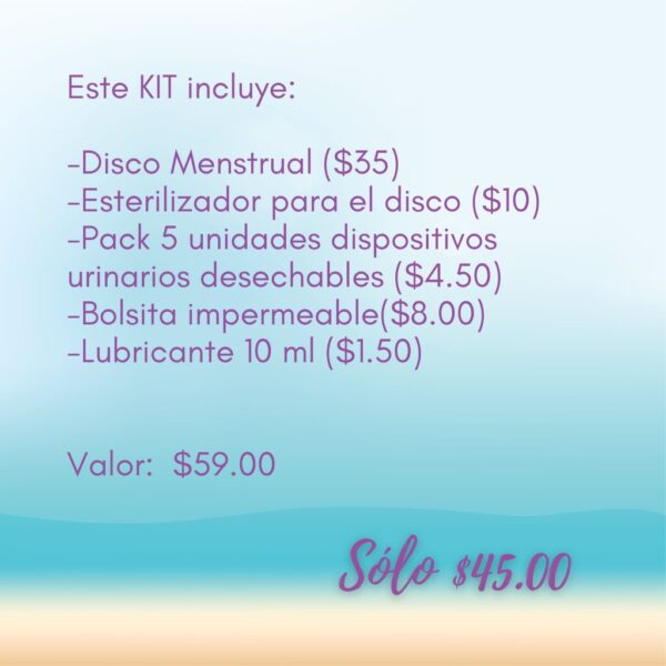 summer kit productos menstruales pa a carnavales